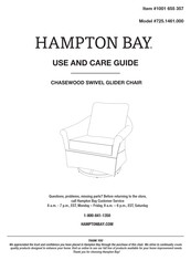 HAMPTON BAY 1001 655 357 Use And Care Manual