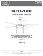 Home Decorators Collection FAWNDALE 46-FAWN Instruction Manual