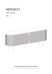hernest Marisol HEFTTS-0053 Assembly Instructions And Care Manual