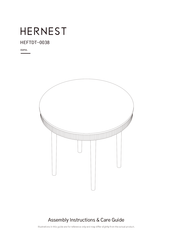 hernest Magnus HEFTDT-0038 Assembly Instructions And Care Manual