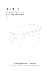 hernest Jens HEFTCF-6099 Assembly Instructions And Care Manual