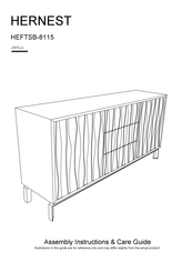 hernest Gustav HEFTSB-8115 Assembly Instructions And Care Manual