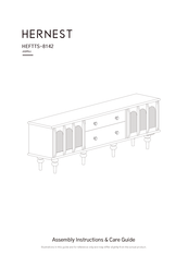 hernest Aldric HEFTTS-8142 Assembly Instructions And Care Manual