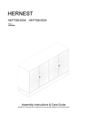 hernest Helios HEFTSB-0035 Assembly Instructions And Care Manual