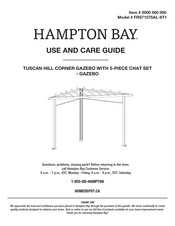 HAMPTON BAY TUSCAN HILL FRS71075AL-ST1 Use And Care Manual
