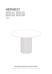 hernest Magnus HEFTDT-6146 Assembly Instructions And Care Manual