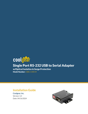 CoolGear USBG-COMi-M Installation Manual