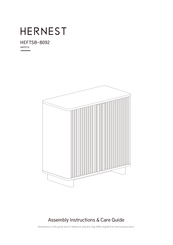 hernest Sabina HEFTSB-8092 Assembly Instructions And Care Manual
