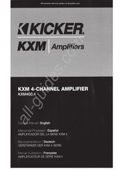 Kicker KXM400.4 Owner's Manual