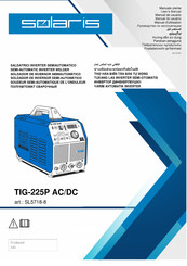 Solaris TIG-225P AC/DC User Manual