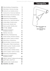 Hans Grohe Metris Select 320 Eco 1 jet 14785 Series Instructions For Use/Assembly Instructions