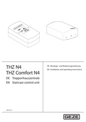 GEZE 42251 Installation And Operating Instructions Manual