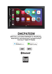Dual DMCPA703W Installation & Owner's Manual