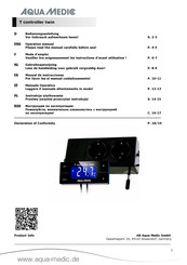 Aqua Medic T controller twin Operation Manual