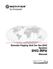 Honeywell NOTIFIER DVC-RPU Manual