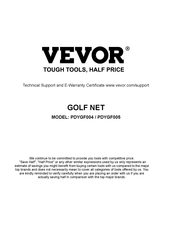 VEVOR PDYGF005 Manual