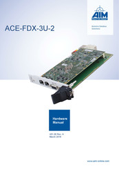 Aim ACE-FDX-3U-2 Hardware Manual
