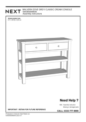 Next MALVERN N44364 Assembly Instructions Manual