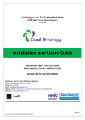 Cool Energy CE-iVT18 EVI Installation And User Manual