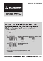 Mitsubishi Heavy Industries SRR60ZM-W Service Manual