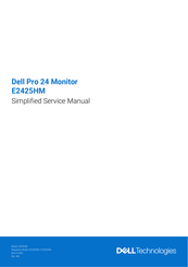 Dell Pro E2425HM Service Manual