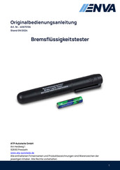 ENVA 40675156 Instruction Booklet