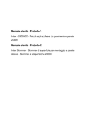 Intex ZX300 Owner's Manual