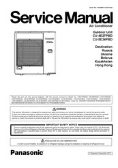 Panasonic CU-4E27PBD Service Manual