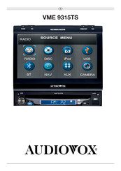 Audiovox VME 9315TS Owner's Manual