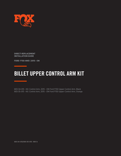 Fox 803-34-015 Installation Manual