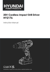 Hyundai power products HY2176 Instruction Manual
