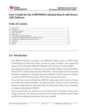 Texas Instruments LMP91050 User Manual