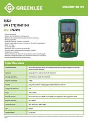 Greenlee 5882A Instruction Manual