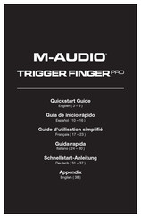 M-Audio Trigger Finger Pro Quick Start Manual