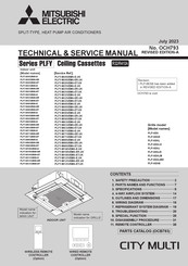 Mitsubishi Electric CITY MULTI PLFY-M32VEM6-E Technical & Service Manual