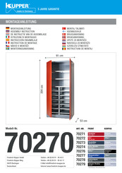 kupper 70277 Assembly Instruction Manual
