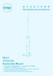 ORIGO VC11 Instruction Manual