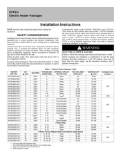 Carrier KFFEH2401C05 Installation Instructions Manual
