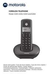 Motorola E204 Quick Start Manual