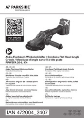 Parkside 472004 2407 Translation Of The Original Instructions