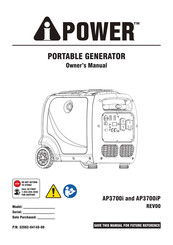 iPower AP3700i Owner's Manual