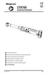 Snap-On CTR768 Original Instructions Manual