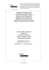 Bimar VSC10 Instruction Booklet
