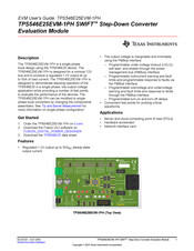Texas Instruments SWIFT TPS546E25EVM-1PH User Manual