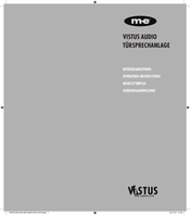 Me VISTUS AD ALU-4010 Operating Instructions Manual