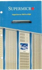 Supermicro SuperServer 5015A-PHF User Manual