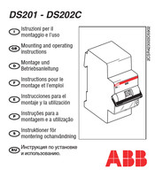 ABB DS202C M Mounting And Operating Instructions