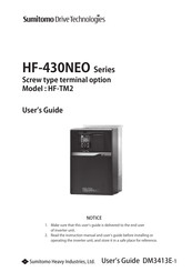 Sumitomo Drive Technologies HF-TM2 User Manual