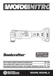 Worx Nitro Sonicrafter WX698L Manual