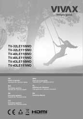 Vivax TV-40LE111WO Manual